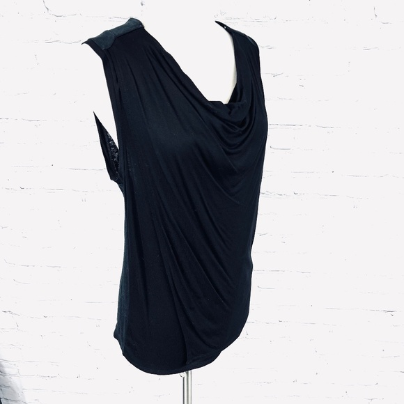 Banana Republic Tops - 🚫SOLD! |•BANANA REPUBLIC•| Cowl Swoop Neck Wrap Sleeveless Top Size Small